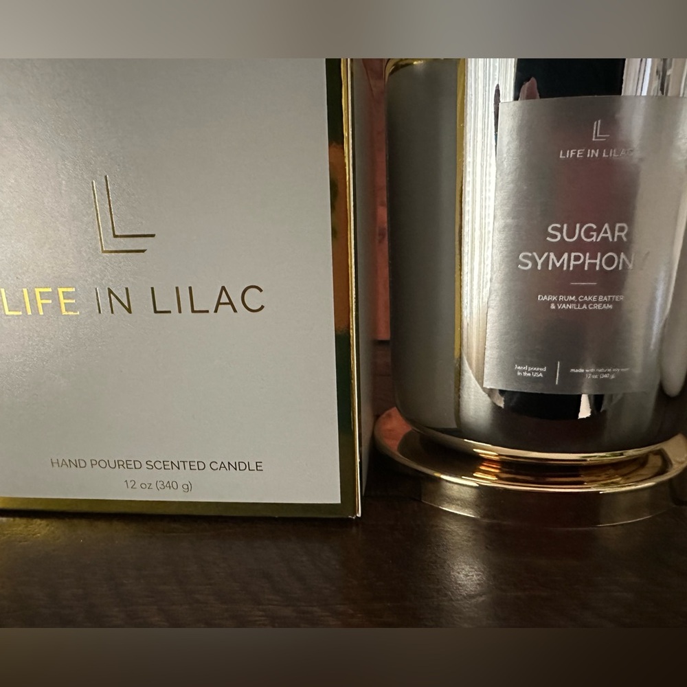 Brand new in box, Life in Lilac candle